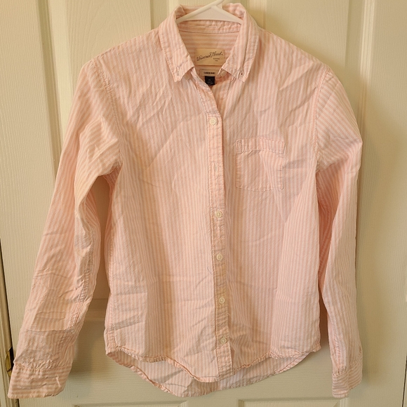 Pink Striped Button Up - Picture 1 of 2